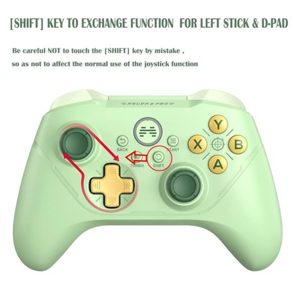 Asura 2 Pro Wireless Gaming Controller PC Game Controllers Dual Vibrate Gamepad - Picture 6 of 6